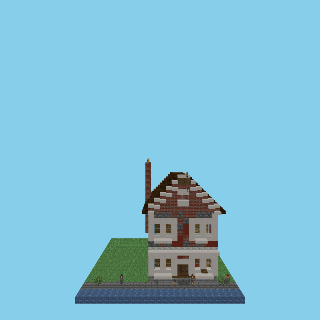 Dutch Canal House (guided) front view