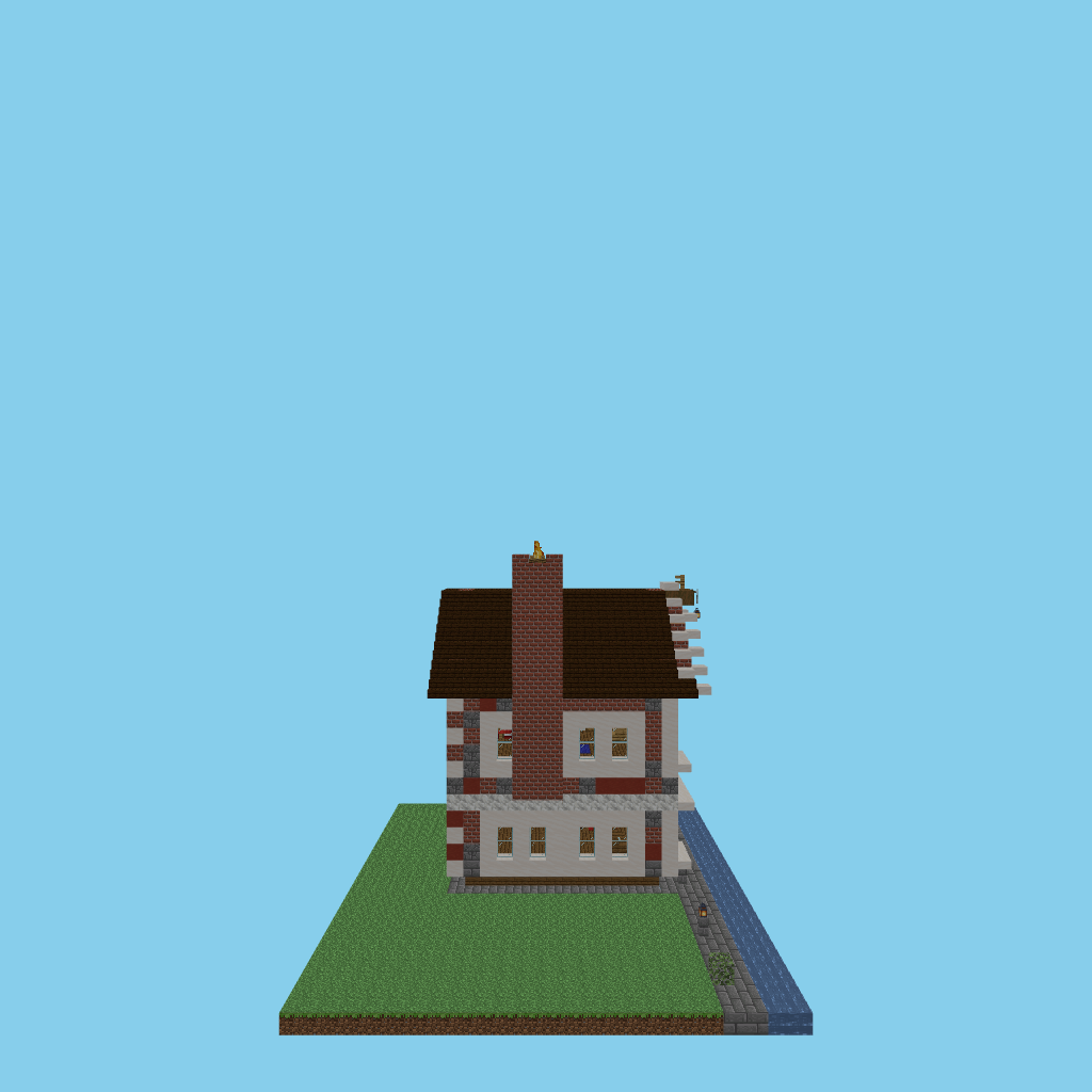 Dutch Canal House (guided) side view