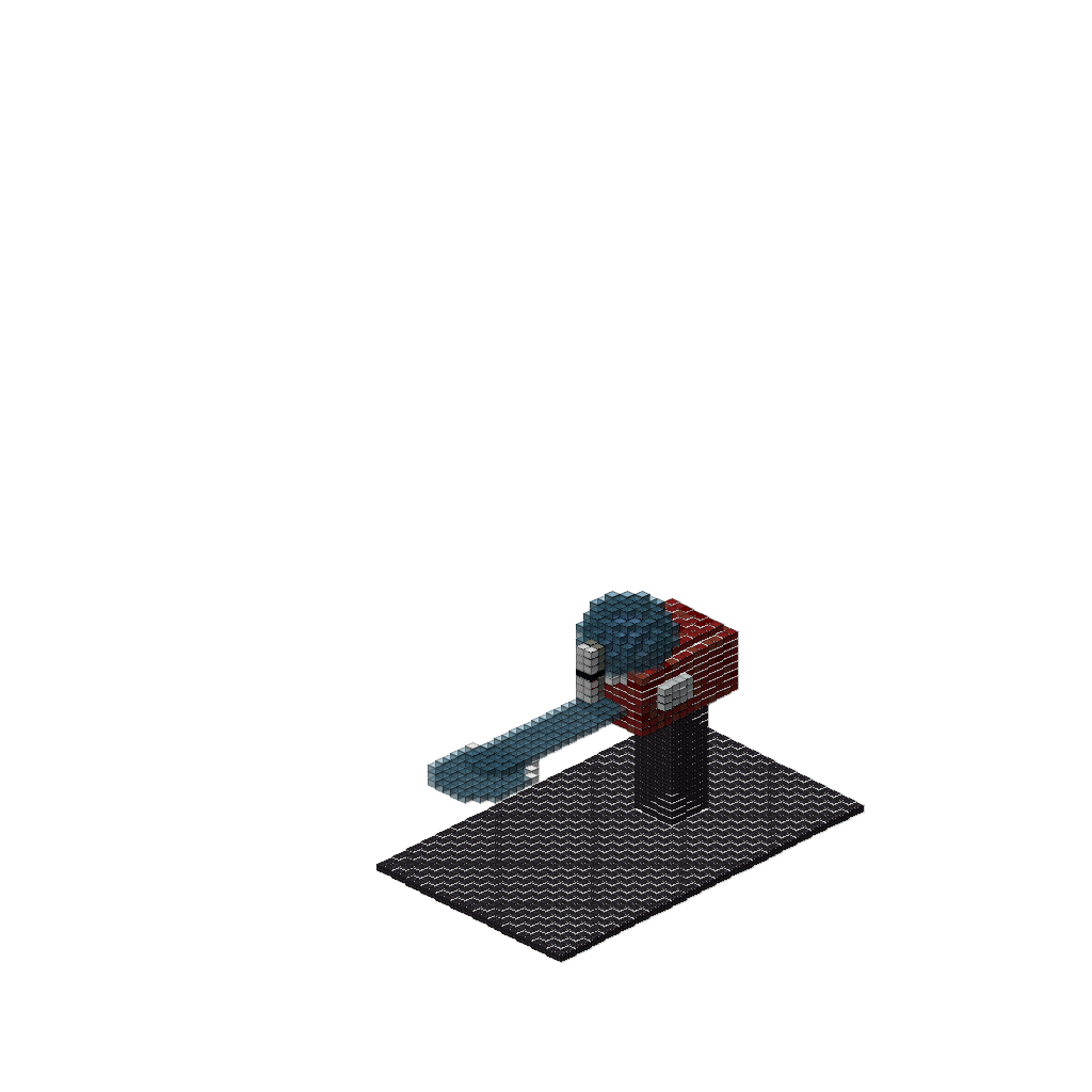 Ray Gun MK1 (referencia CoD), isometric render