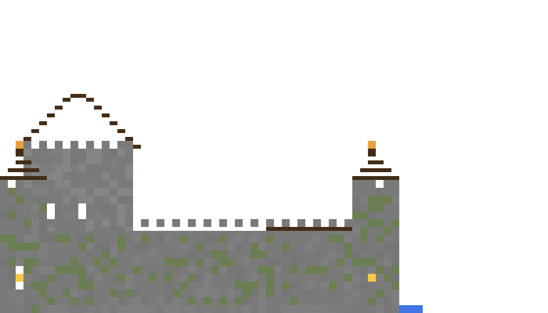 Medieval Castle side view