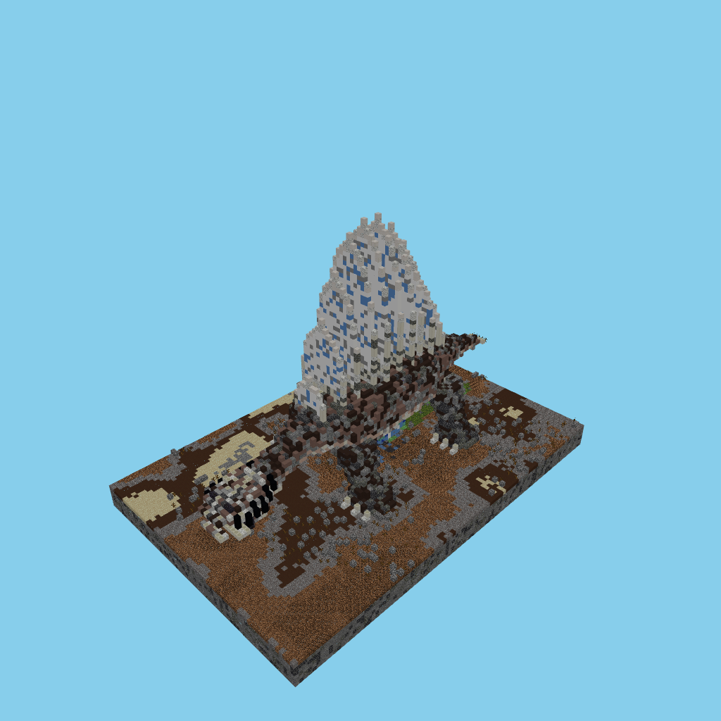 Rosdorso — colossal fog-harvesting herbivore, isometric render