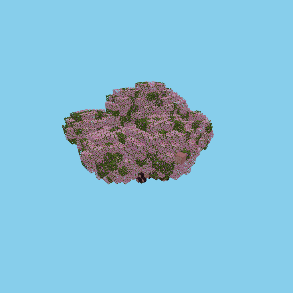 Cherry Blossom Tree (vs-osu guided), isometric render