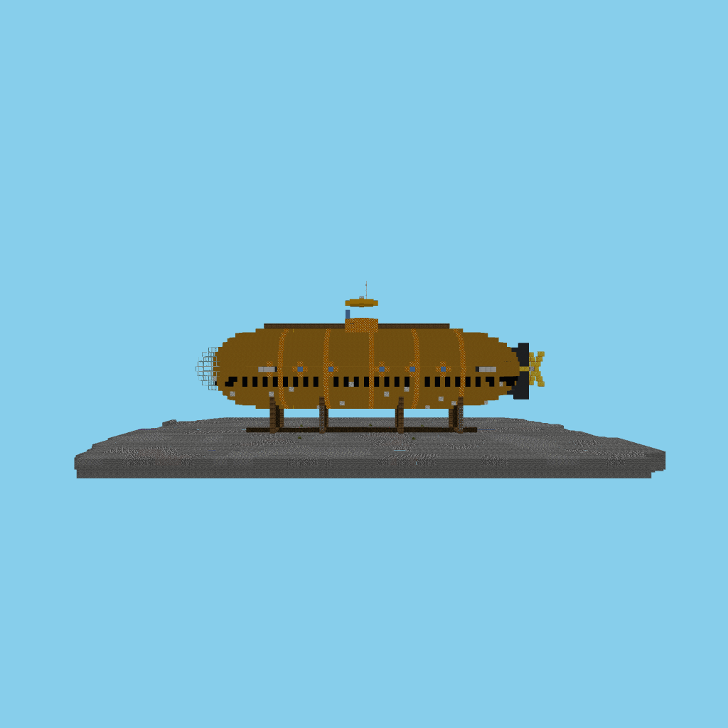 Yellow Research Submarine I front view