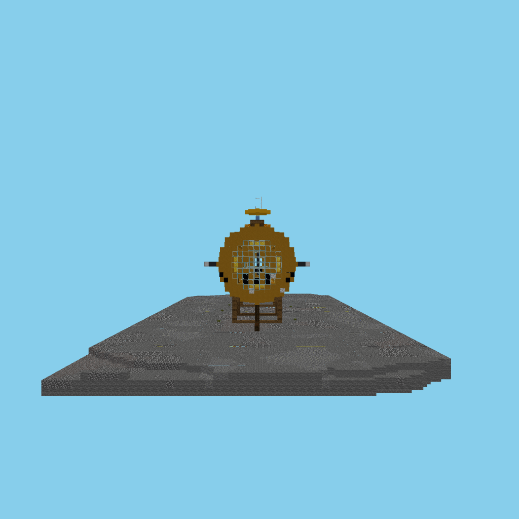 Yellow Research Submarine I side view