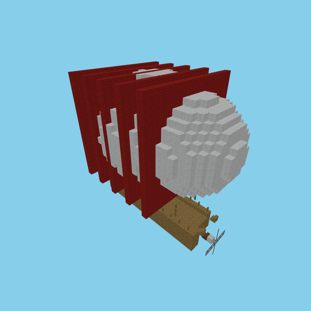 [autoeval bare] steampunk airship