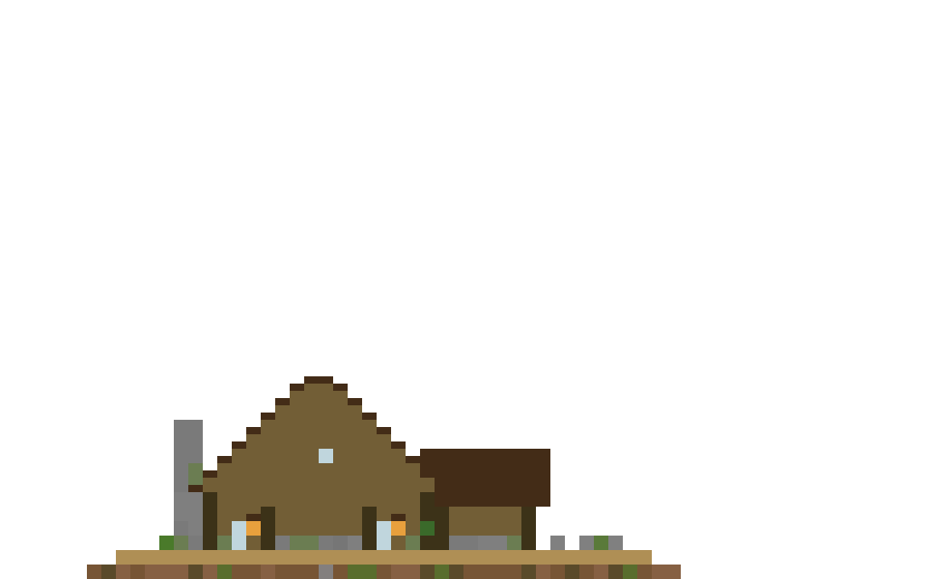 Cozy Medieval Fantasy Cottage C (Phase 1) front view