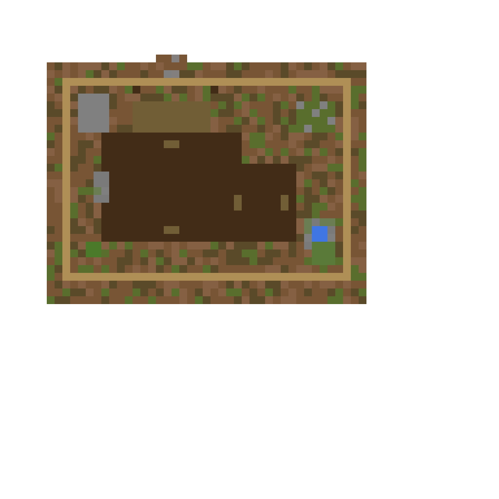 Cozy Medieval Fantasy Cottage C (Phase 1) top view