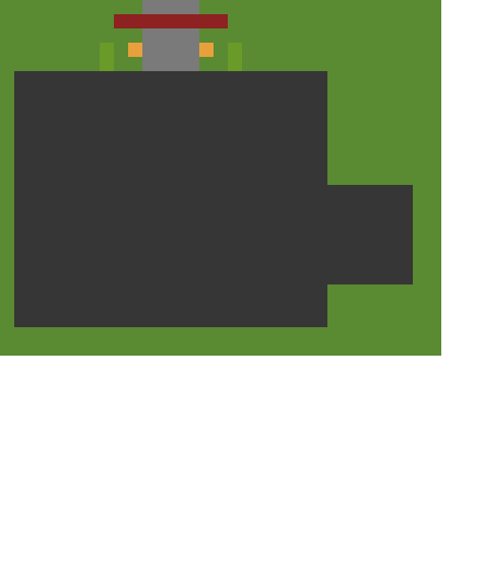Japanese Shinto Shrine top view