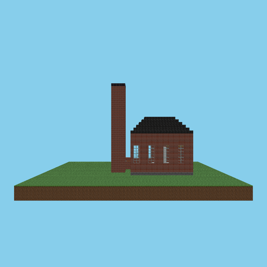 Victorian Waterworks Engine House (bare) front view