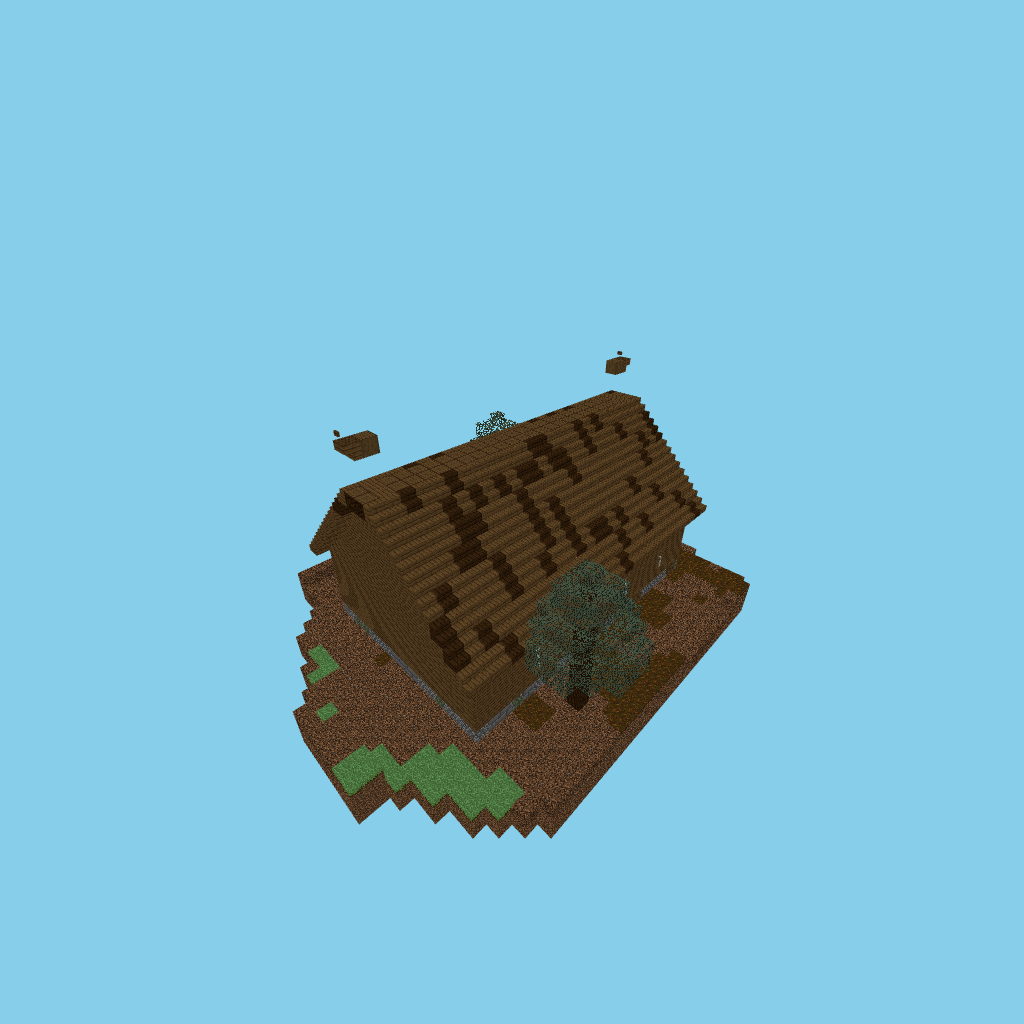 Mega House Viking (vs-osu, guided), isometric render