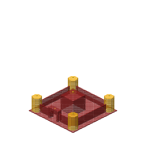 McDonald's Castle - SKETCH, isometric render