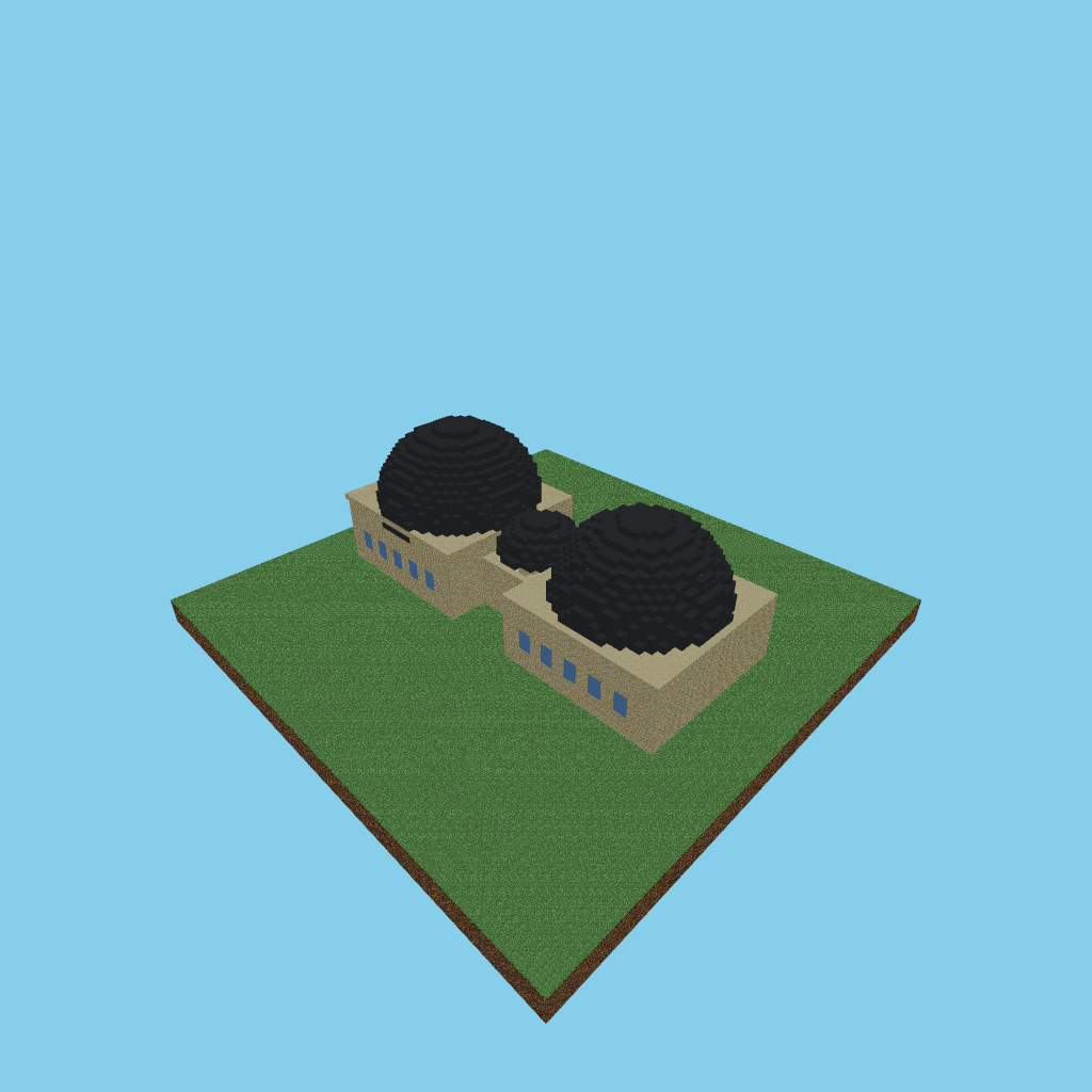 Ottoman Hammam (bare) isometric view