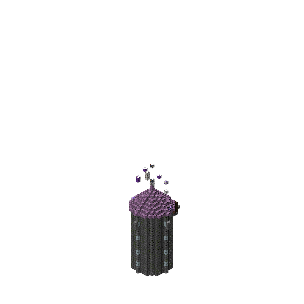 Wizard Tower with Enchanting Room (Group A), isometric render