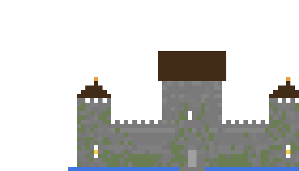 Medieval Castle v2 back view