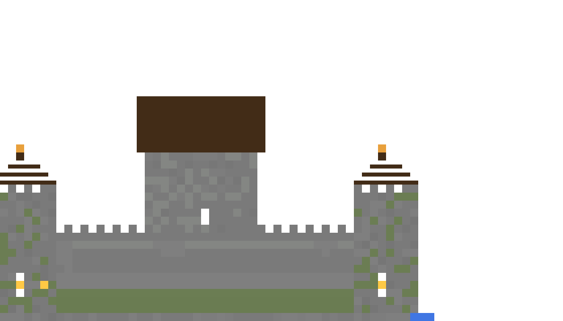 Medieval Castle v2 front view