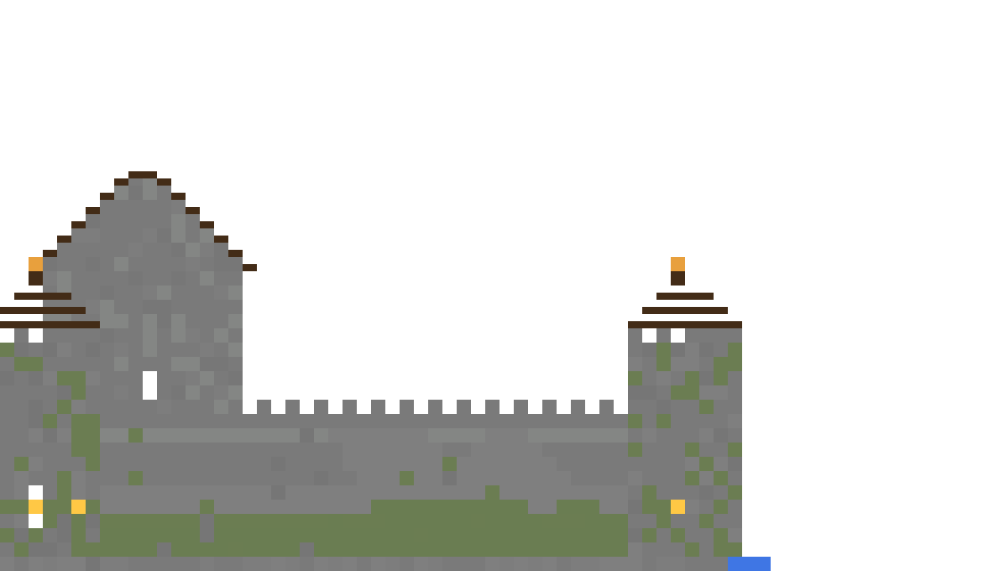 Medieval Castle v2 side view