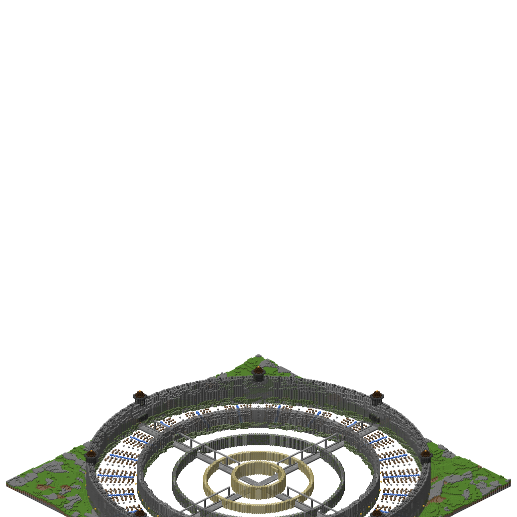 Ba Sing Se - Phase 1 FIXED: Floors + Terrain, isometric render