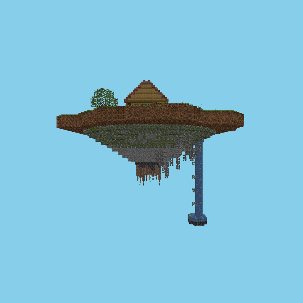 Floating island cottage (indexed) front view