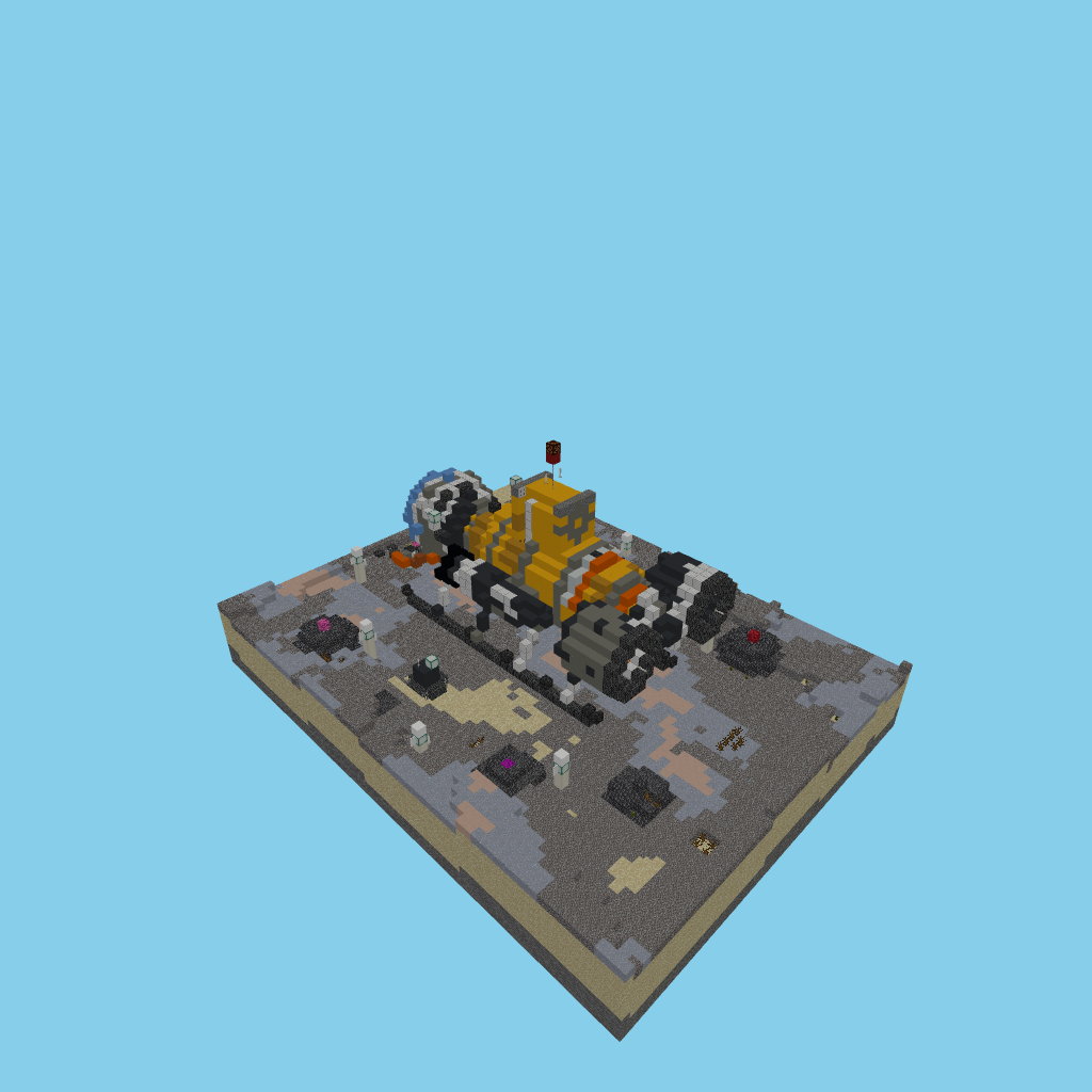 DSV Deep-Sea Submersible on the Abyssal Shelf (indexed) isometric view