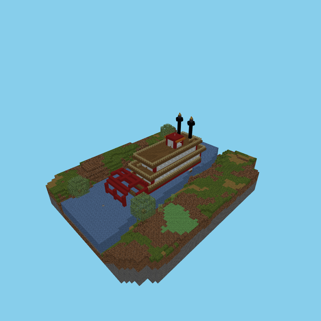 Autoeval — Mississippi paddle steamer (guided)