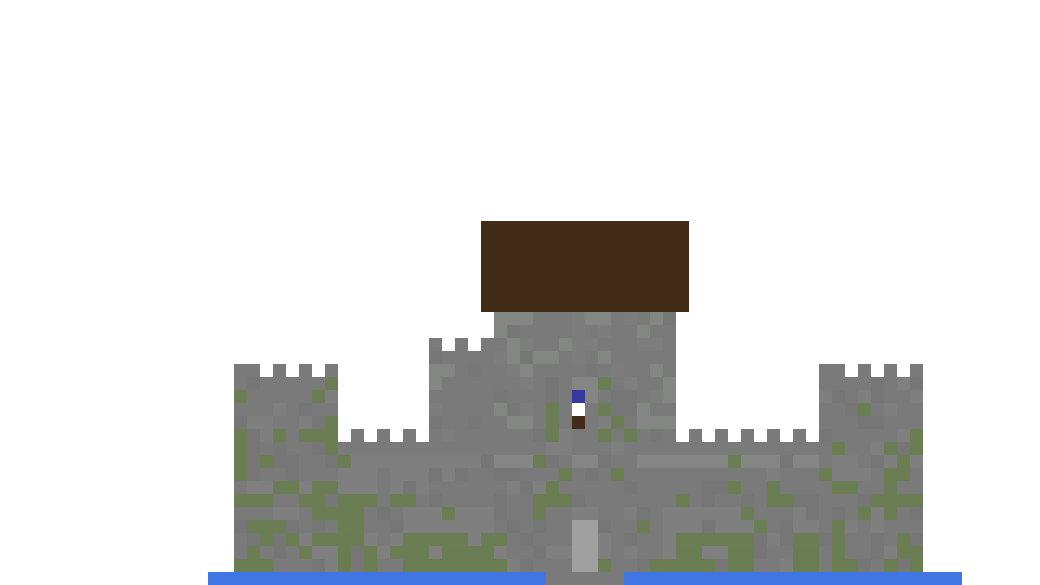Medieval Castle v4 back view