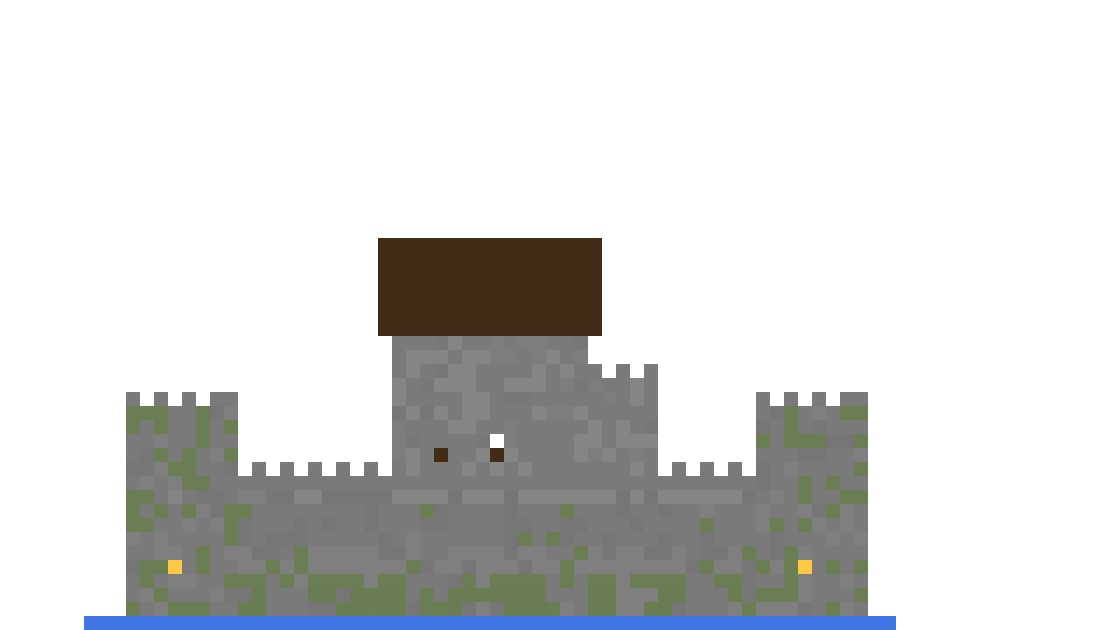 Medieval Castle v4 front view