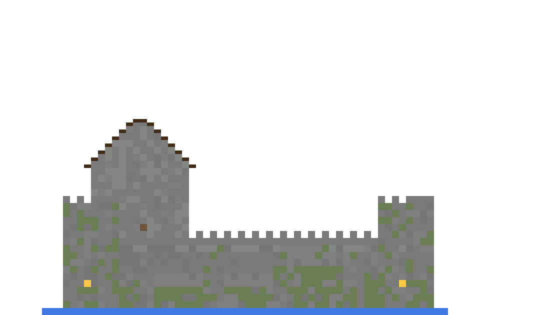 Medieval Castle v4 side view