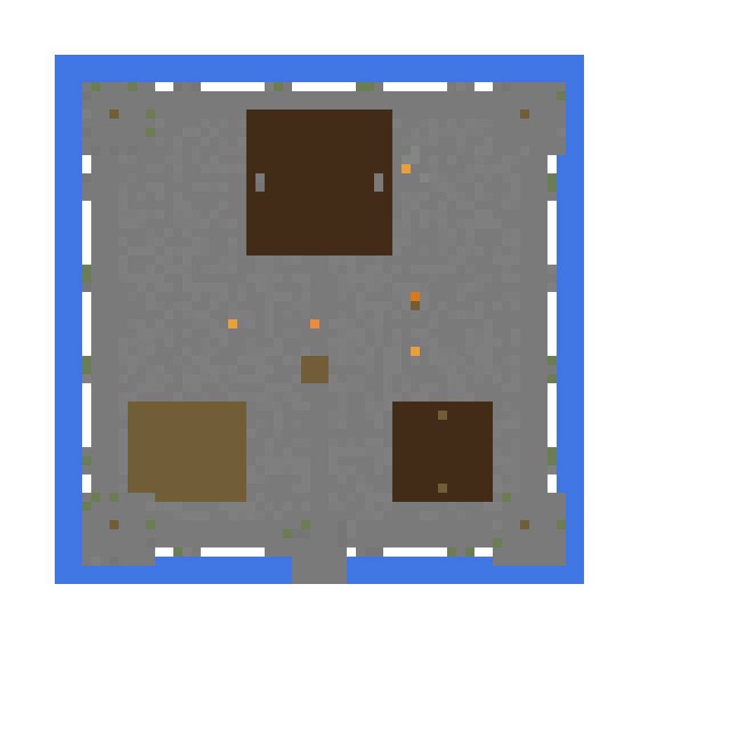 Medieval Castle v4 top view