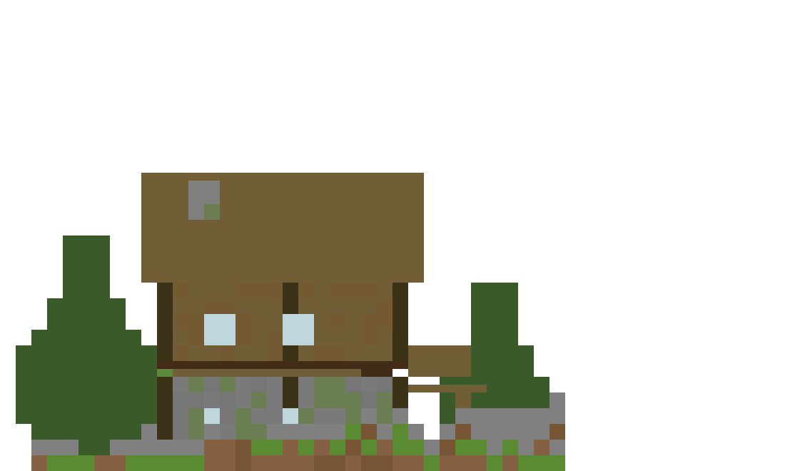 Alpine Mountain Chalet v5 front view
