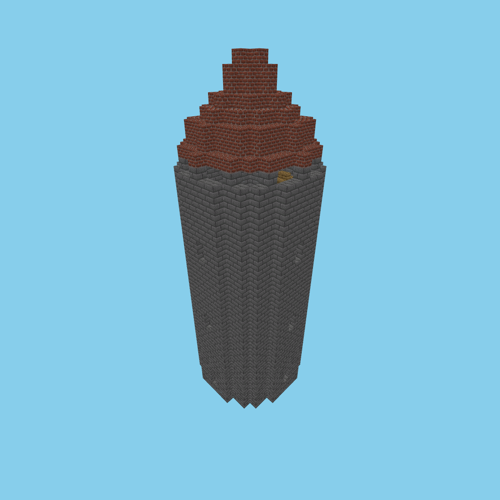 watchtower bare, isometric render