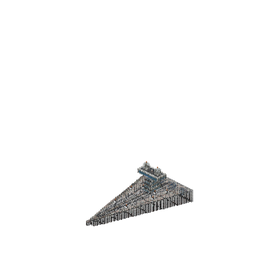 Star Destroyer v2 - Detailed, isometric render
