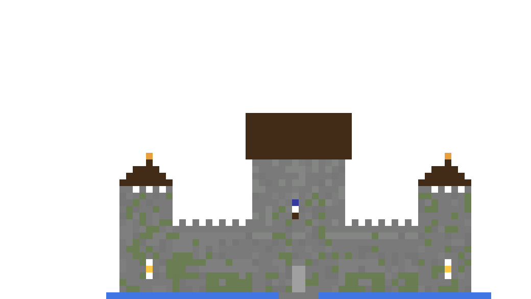 Medieval Castle v3 back view