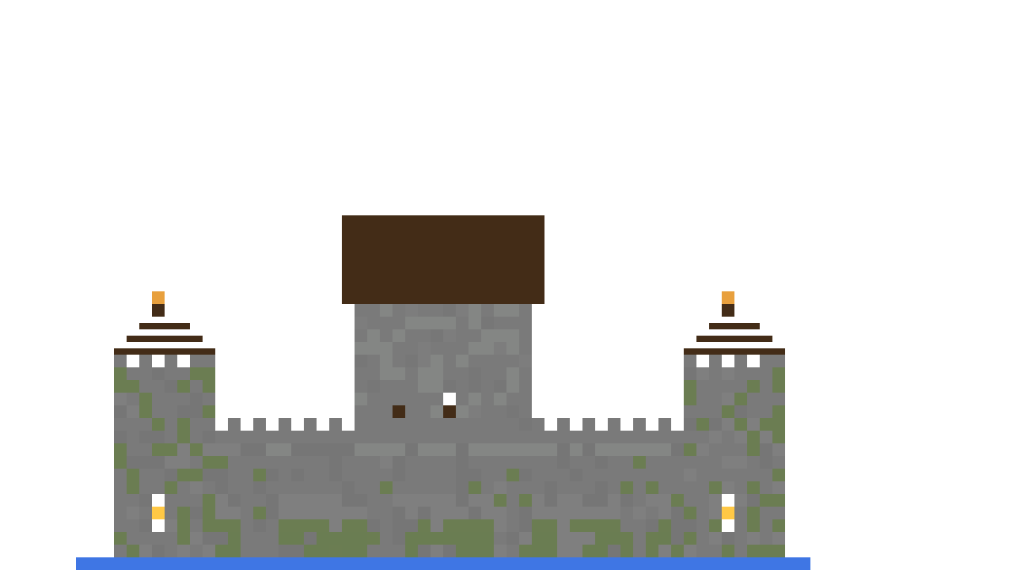Medieval Castle v3 front view