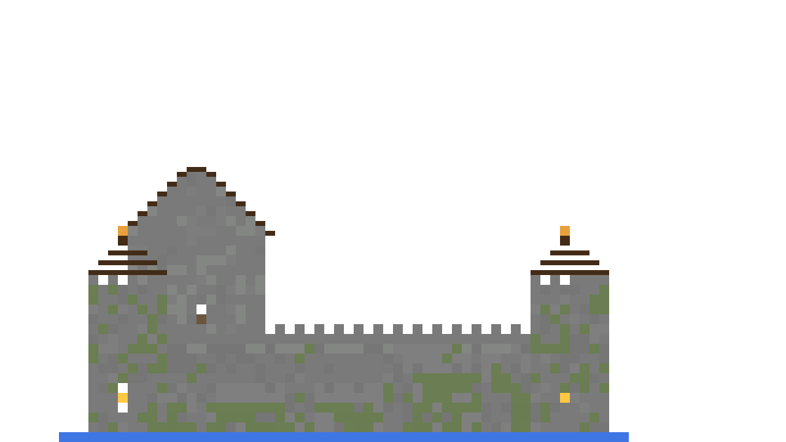Medieval Castle v3 side view