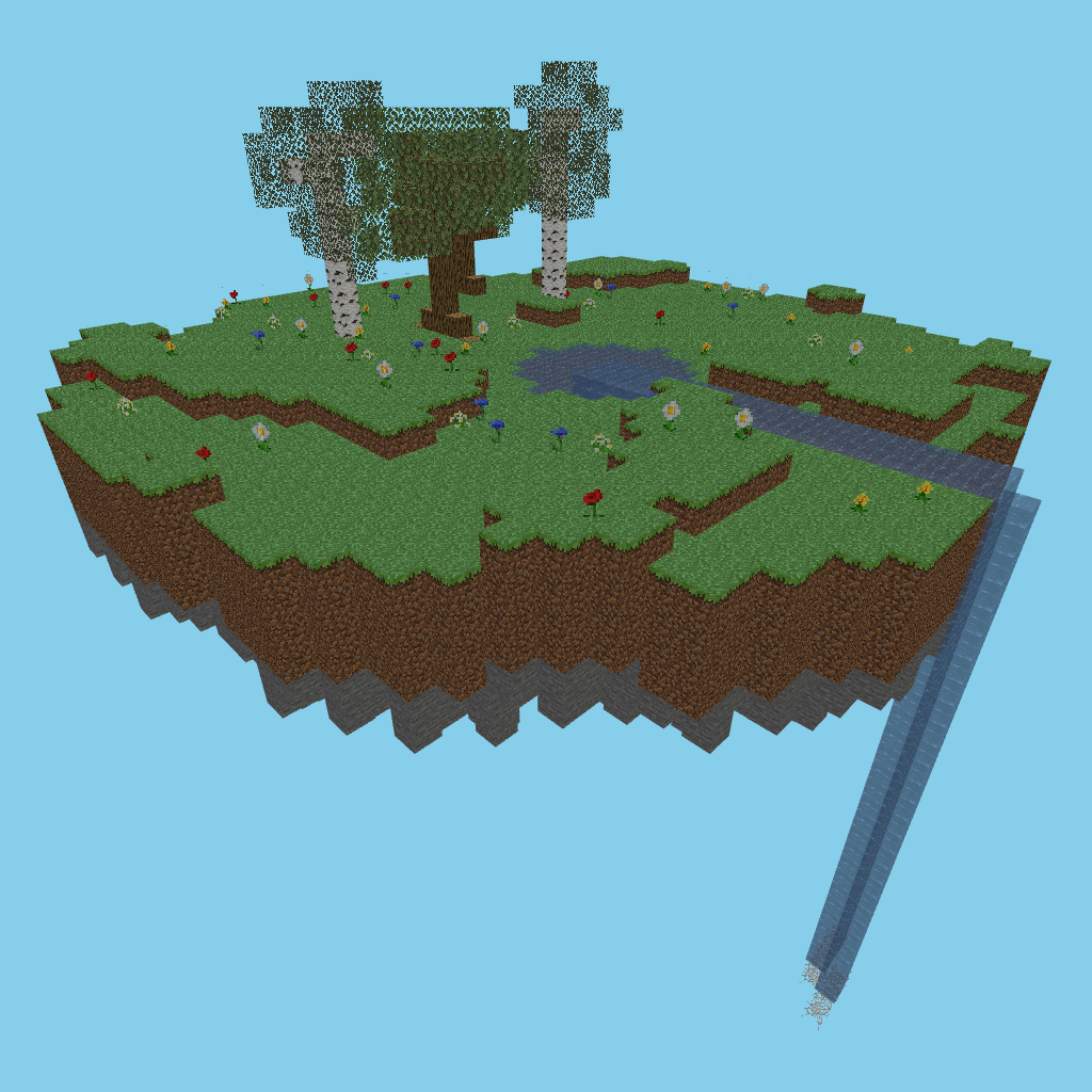 [autoeval-param] Floating island waterfall