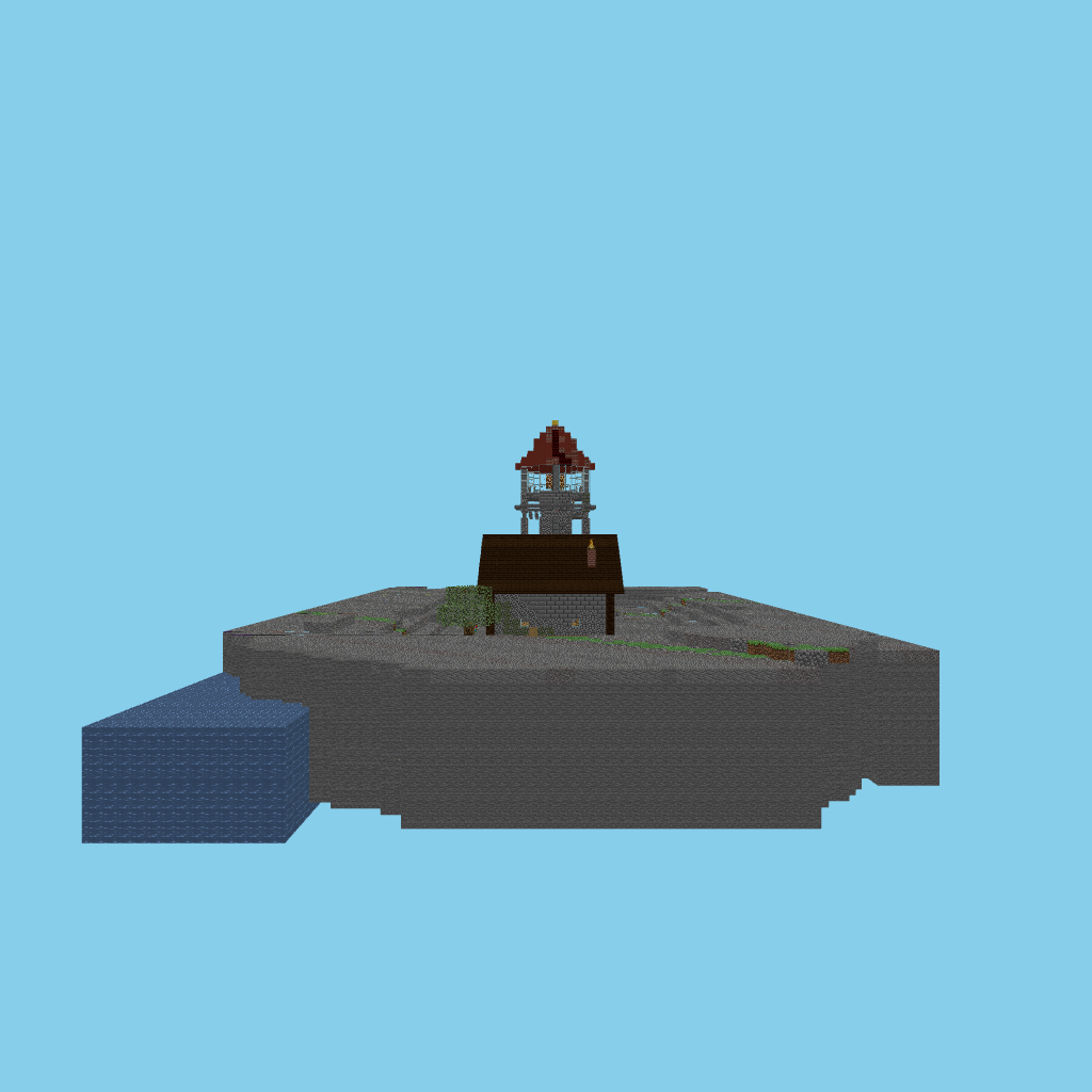 Lighthouse (guided) side view