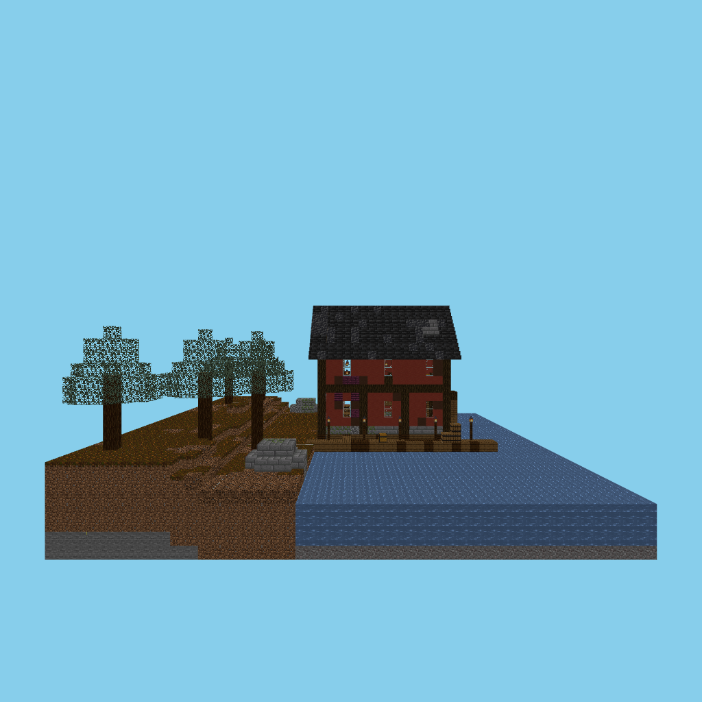 Naust boathouse (guided) side view
