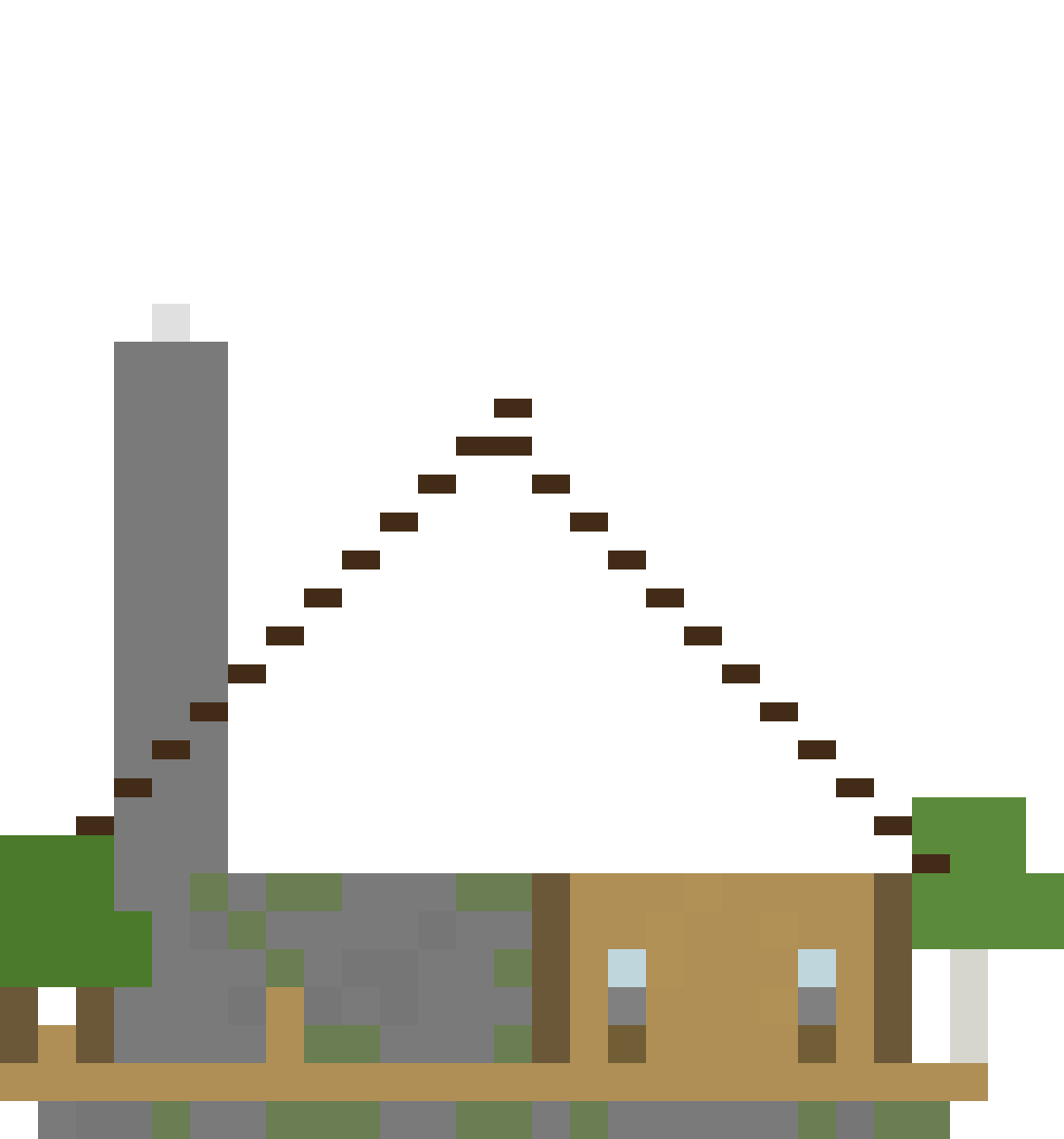 Medieval Blacksmith Workshop front view