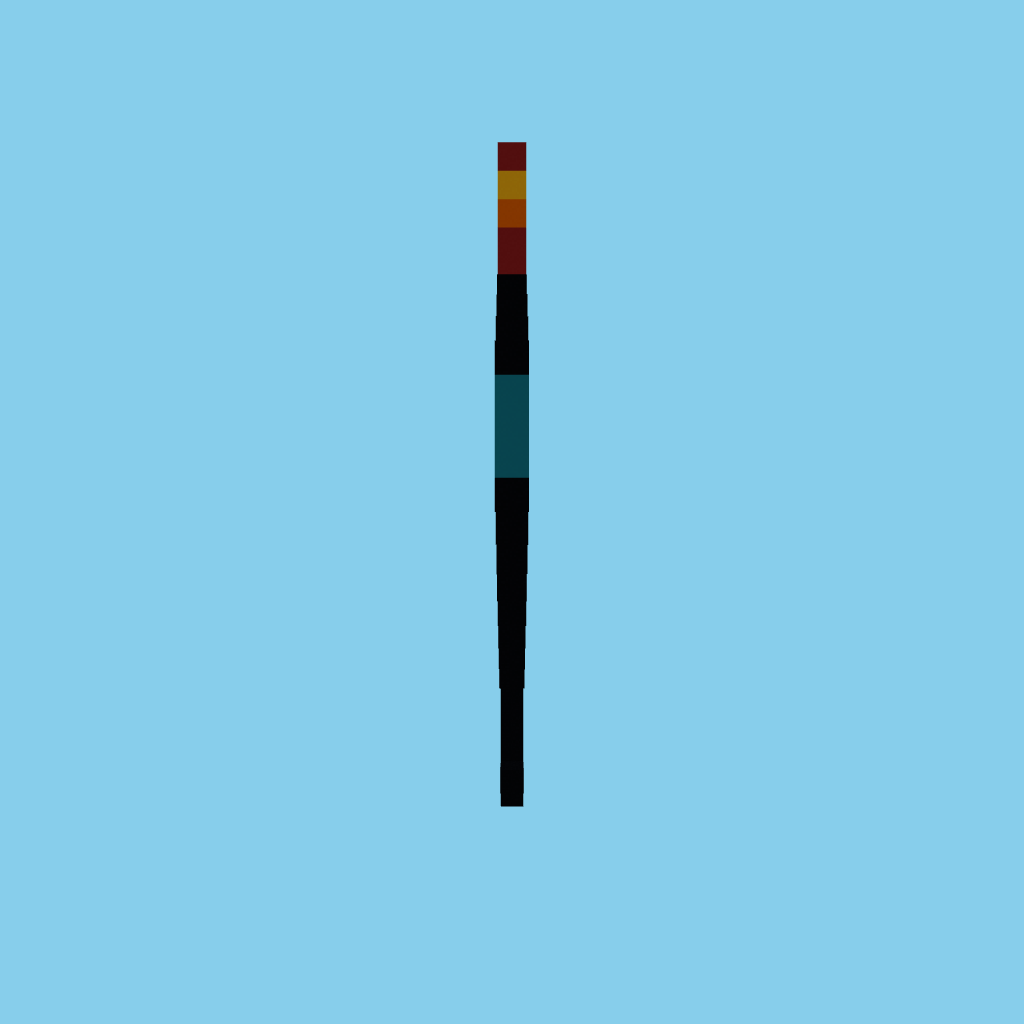 Pixel art Charizard (guided) side view
