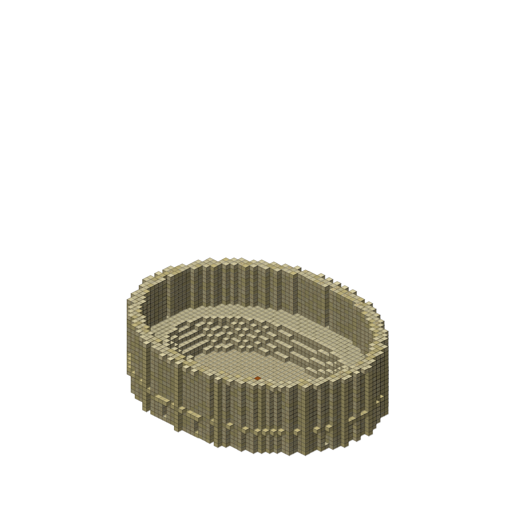 Roman Colosseum (Phase 1) (Group A), isometric render