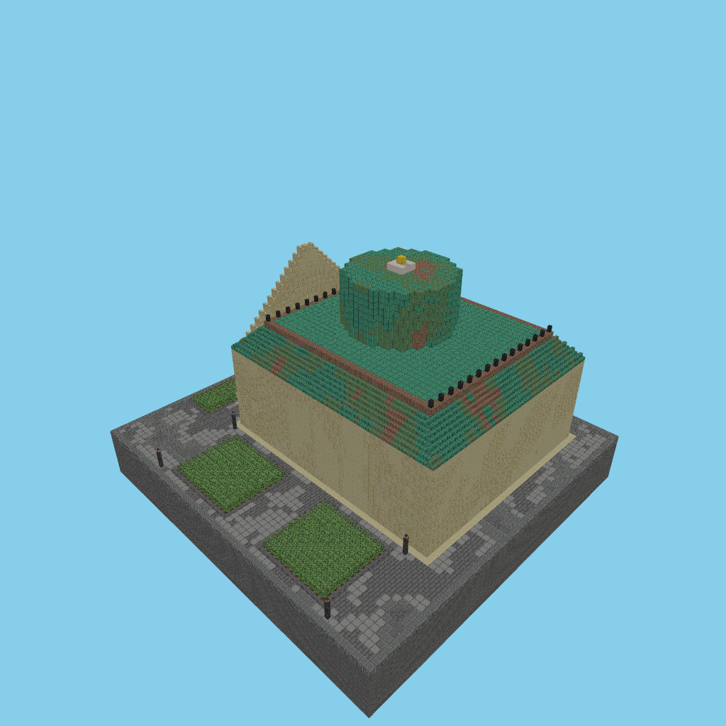 Baroque Opera Theatre, isometric render