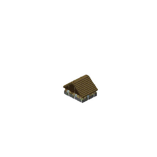 Medieval Tavern Fixed, isometric render