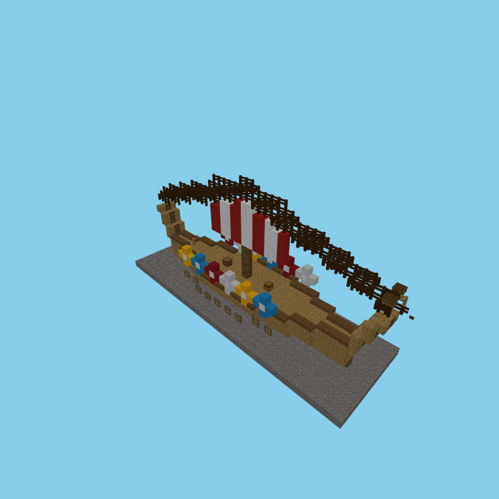 Viking longship (guided)