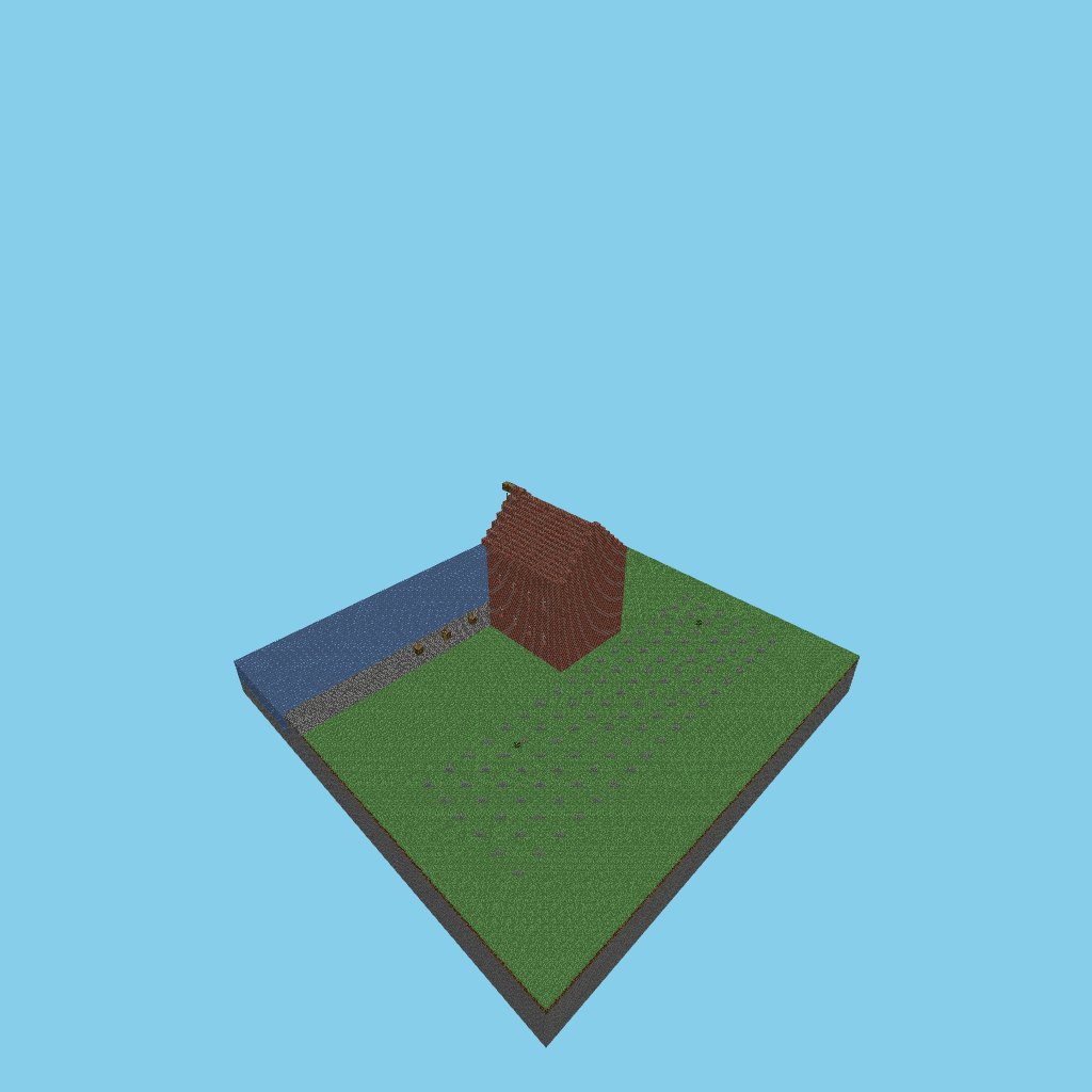 Hanseatic Speicher on the Quay (bare) isometric view