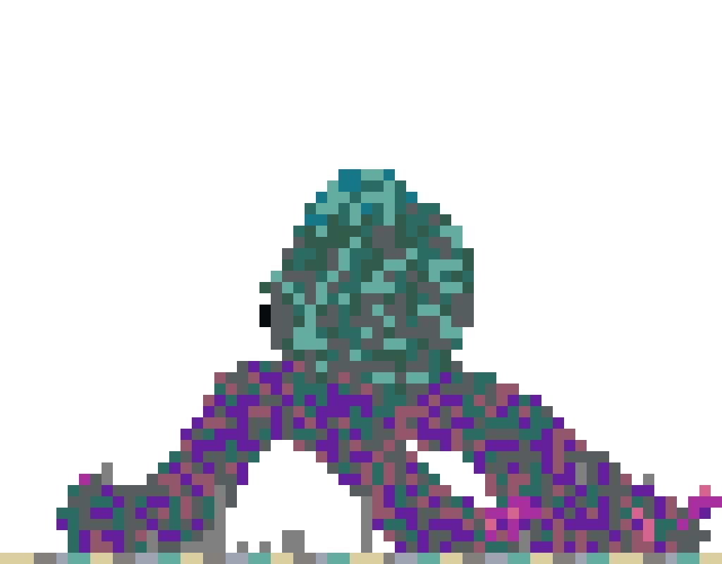 Beautiful Octopus (Phase 1) side view