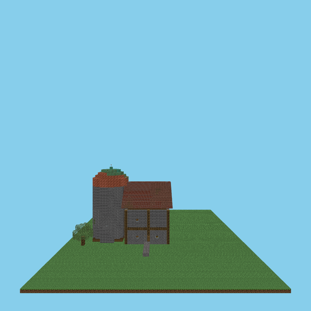A-guided wizard tower apothecary front view