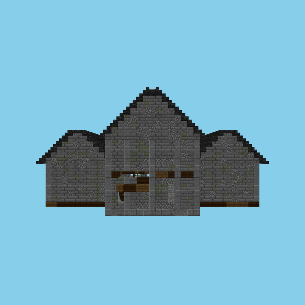 [autoeval guided] stone manor front view