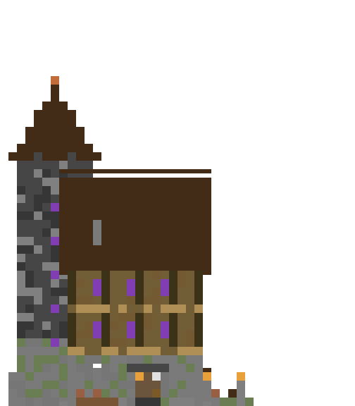 Arcane Medieval Library side view
