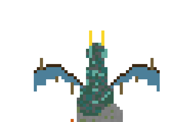 Dragon back view