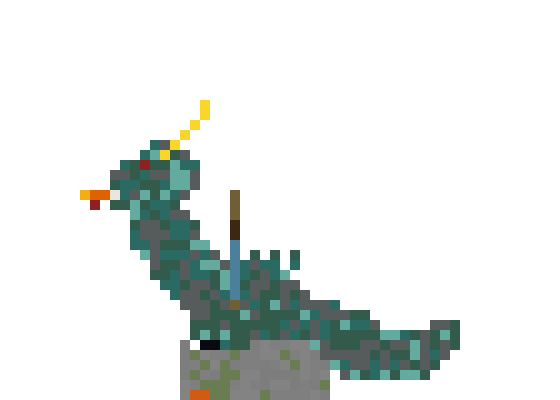Dragon side view
